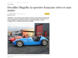 Actualité - Parution dans Cahllenges - Devalliet Manufacture Française d'Automobiles
